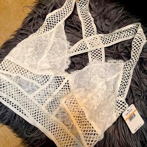 NWT free people lace bralette